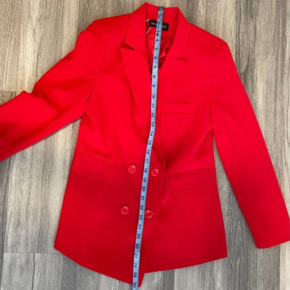 SOLD!  SUSIELADY Womens Red Business Suit Two Piece Set - Picture 10 of 15